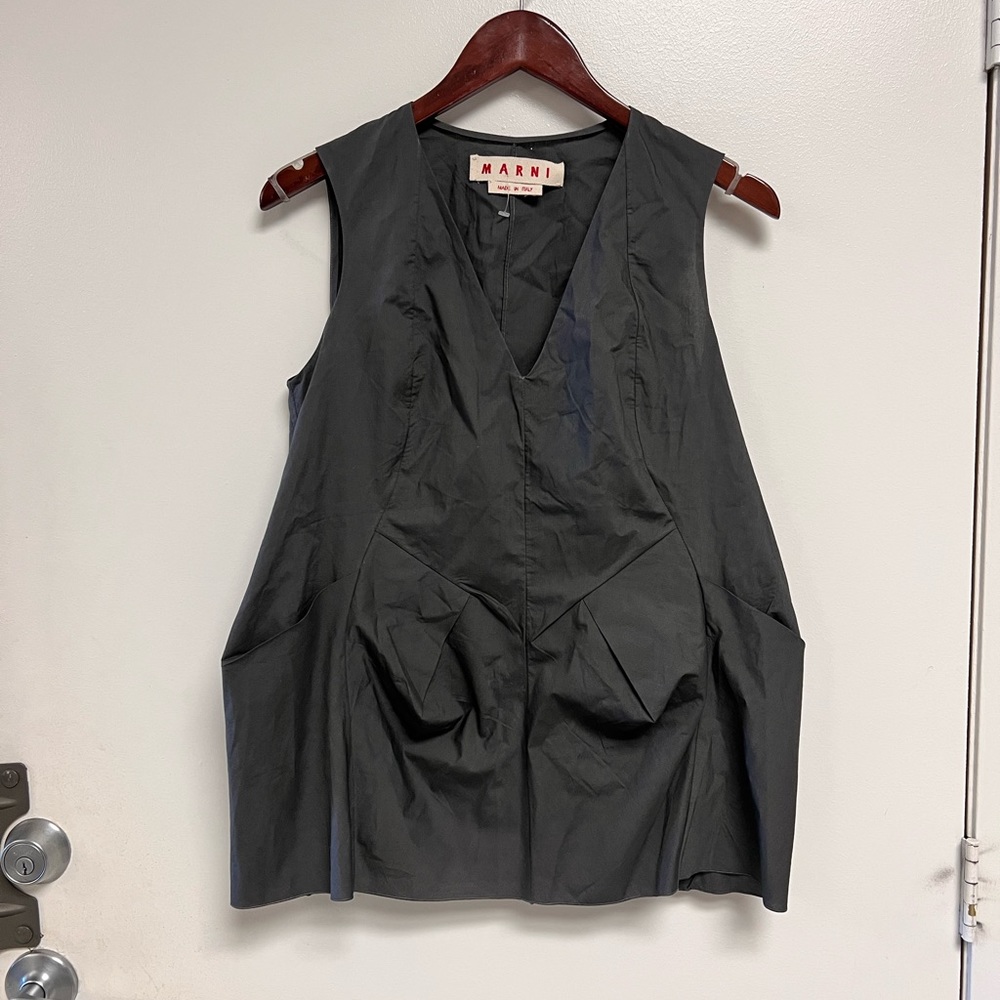 Marni charcoal blouse